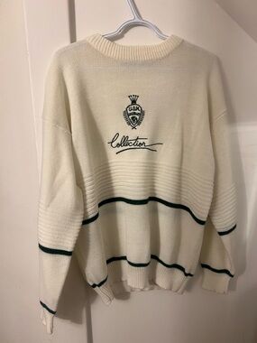Men’s Vintage Knit University Sweater